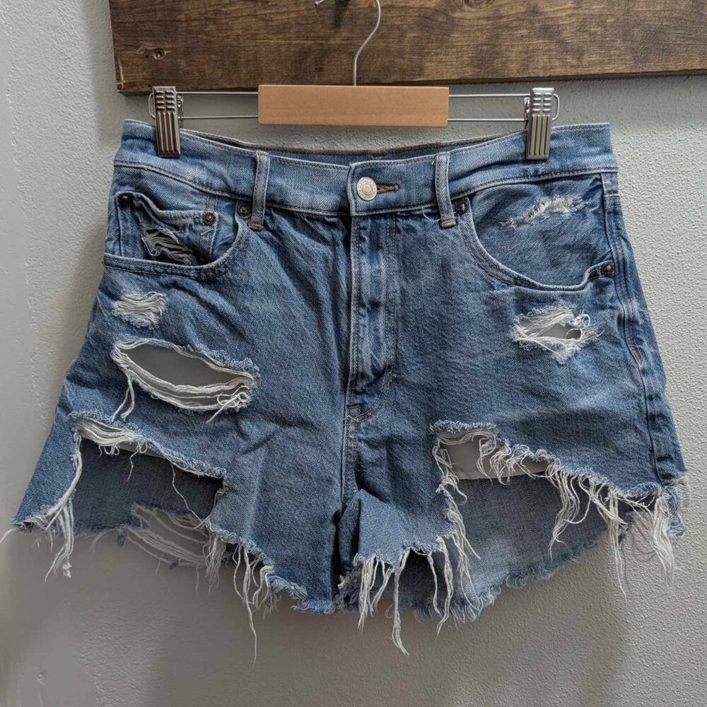 *3/$25* Women's American Eagle AE Distressed Denim Shorts Highest Rise - Size 6